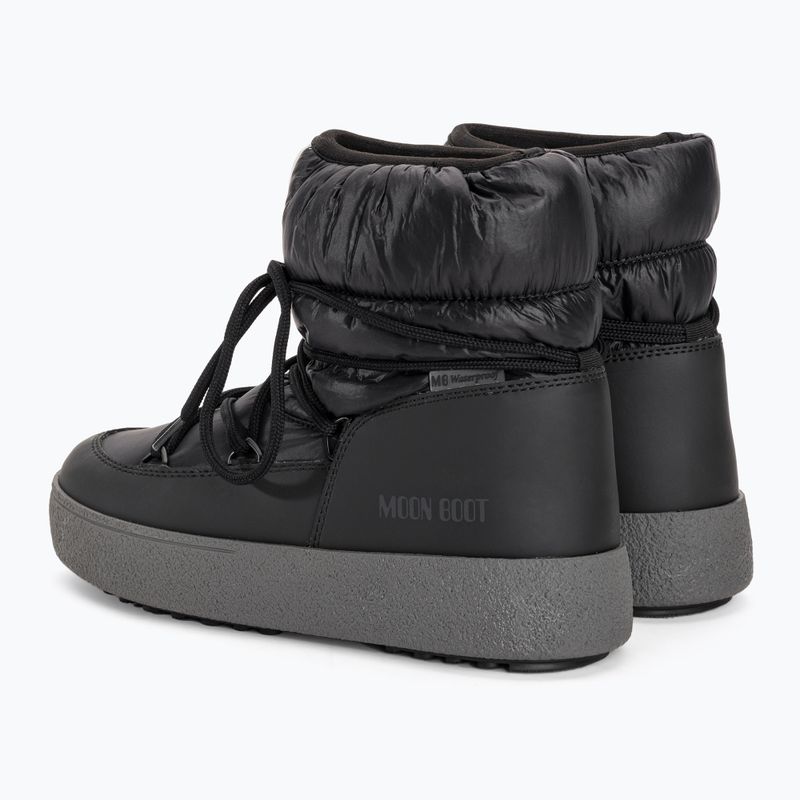 Női Moon Boot Ltrack Low Nylon WP hócsizma fekete 3