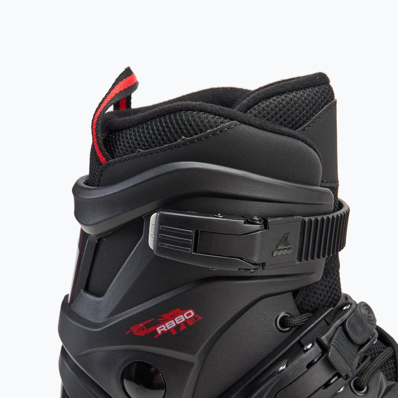 Férfi Rollerblade RB 80 fekete/piros görkorcsolya 5