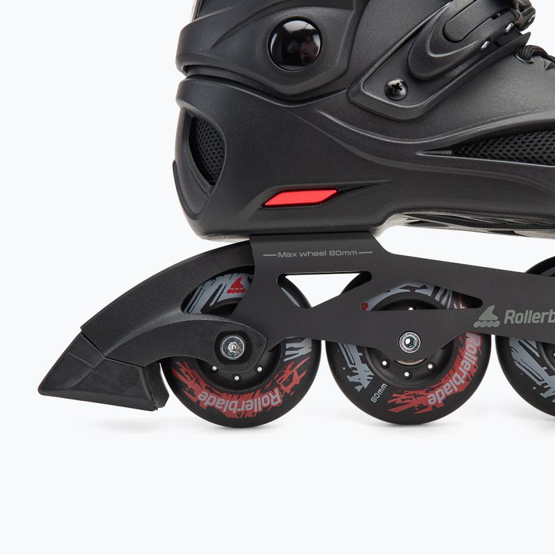 Férfi Rollerblade RB 80 fekete/piros görkorcsolya 7