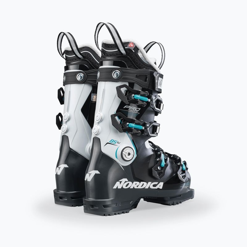 Női síbakancs Nordica Pro Machine 85 W GW fekete/fehér/zöld 12
