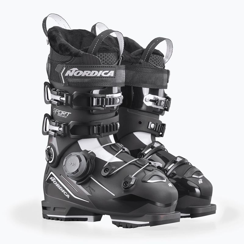 Női sícipők Nordica Sportmachine 3 95 W BOA GW black/purple irid./white 7