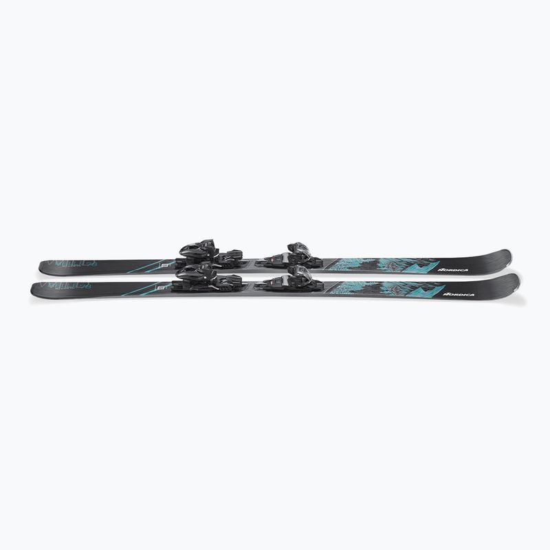 Női alpesi sílécek Nordica Wild Belle 78 + kötések TP2COMP10 FDT black/water 5