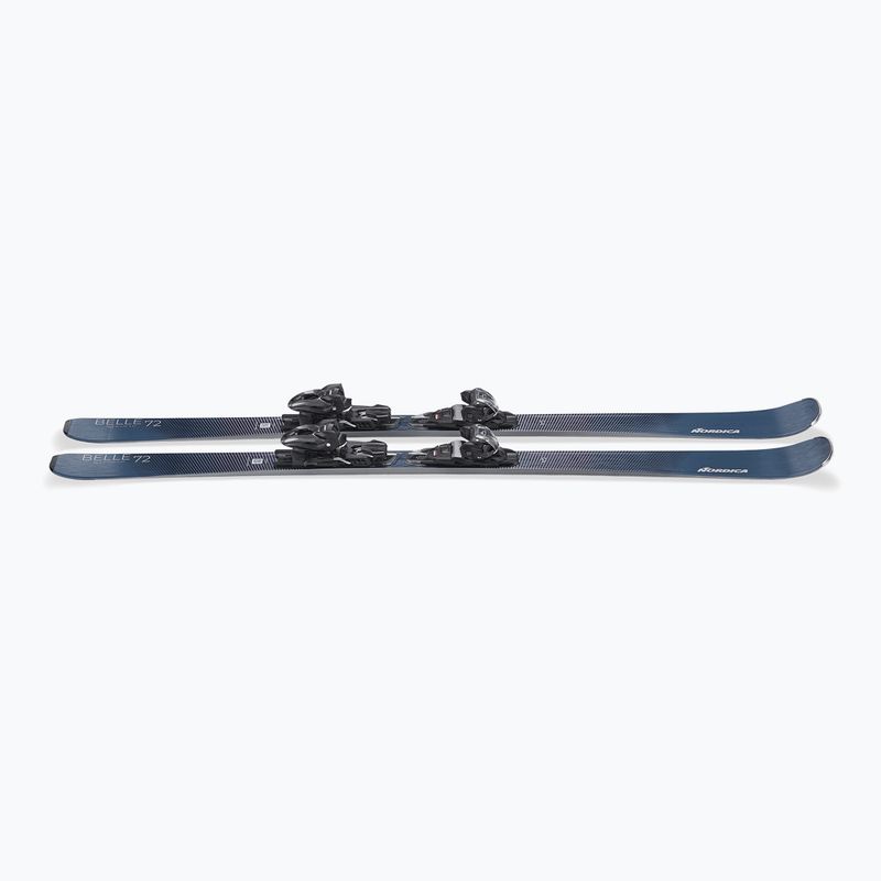 Női lesikló sílécek + kötések Nordica Belle 72 + TP2COMP10 FDT midnight-blue/rainbow 5