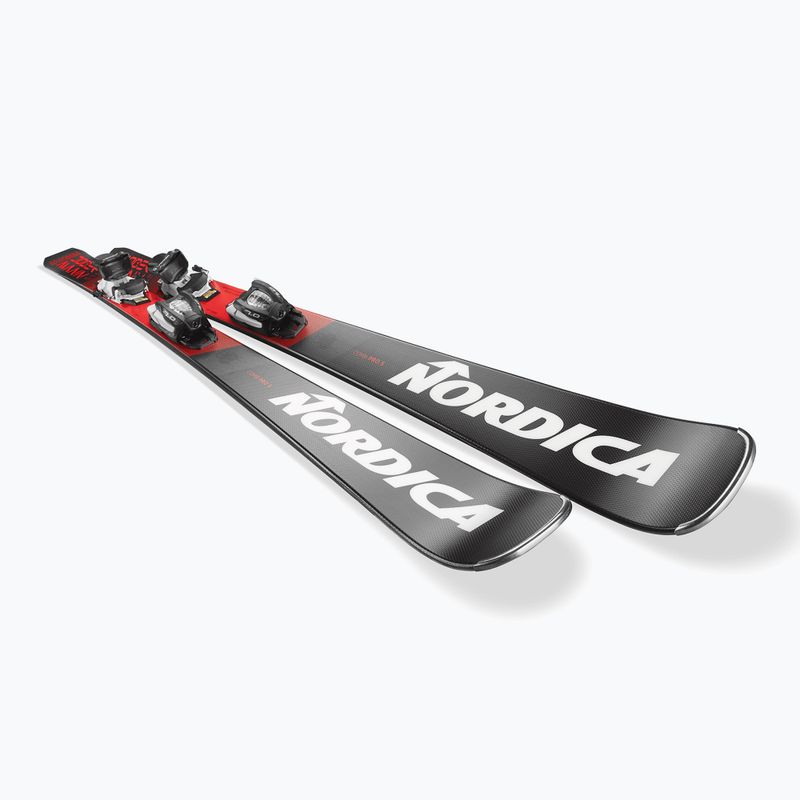 Gyerek alpesi sílécek Nordica Doberman Combi Pro S + wiązania J7.0 FDT anthracite/red 4
