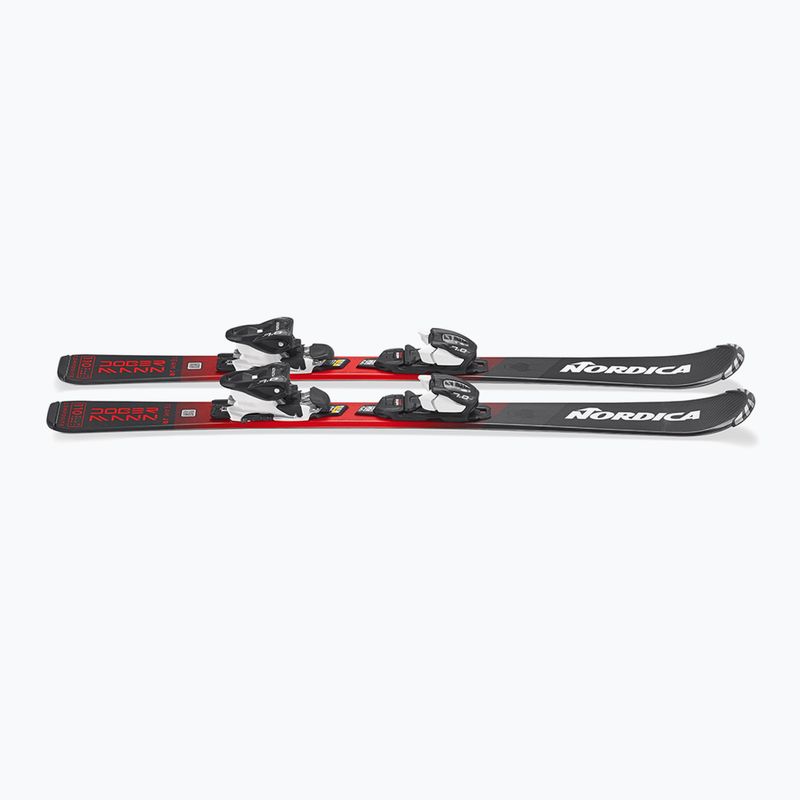 Gyermek lesikló sílécek + kötések Nordica Team JR (110-150) + J7.0 FDT black/red 5