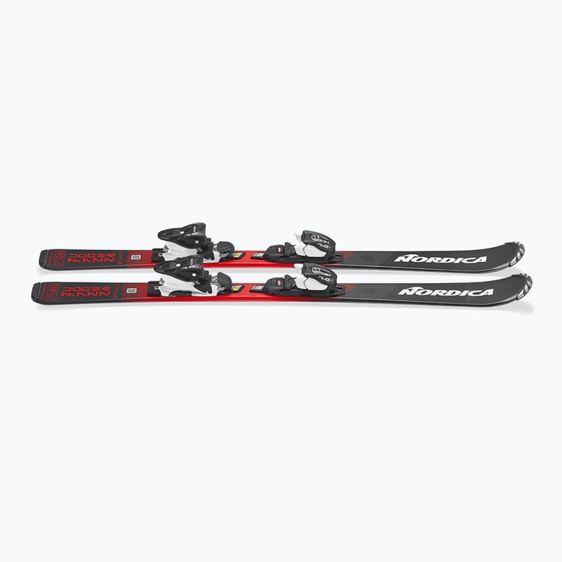 Gyermek lesikló sílécek + kötések Nordica Team JR (100-140) + J4.5 FDT black/red 5