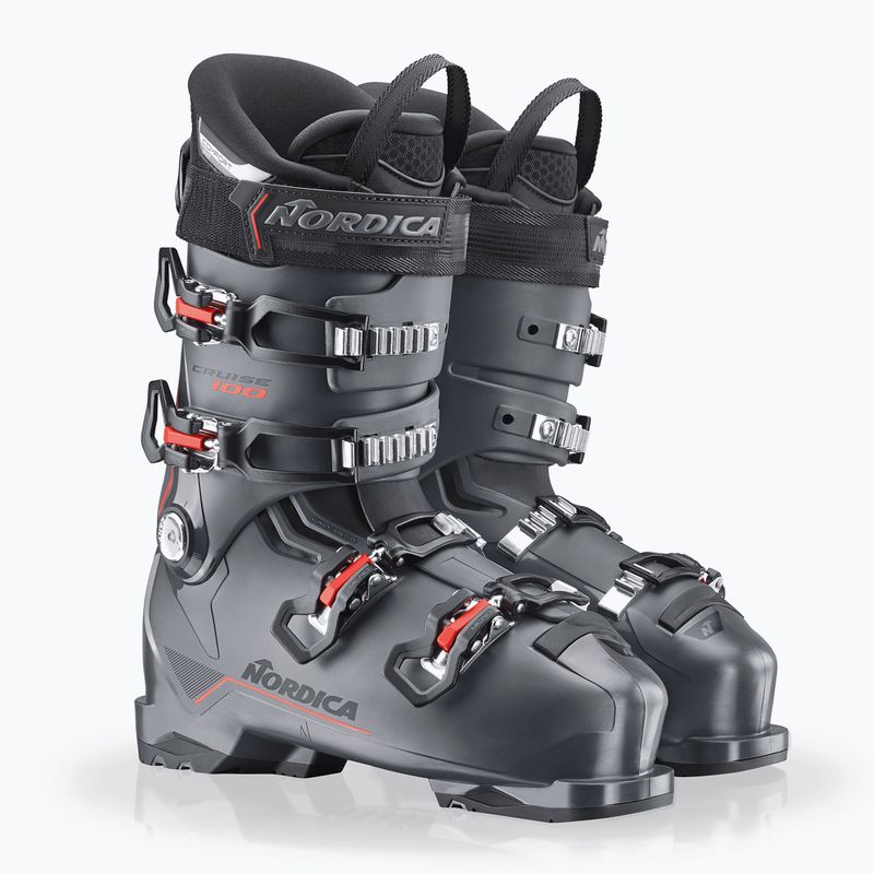 Férfi sícipők Nordica The Cruise 100 anthracite/black/red 7