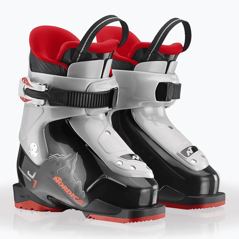 Gyermek sícipők Nordica Speedmachine J 1 black/grey/red 7
