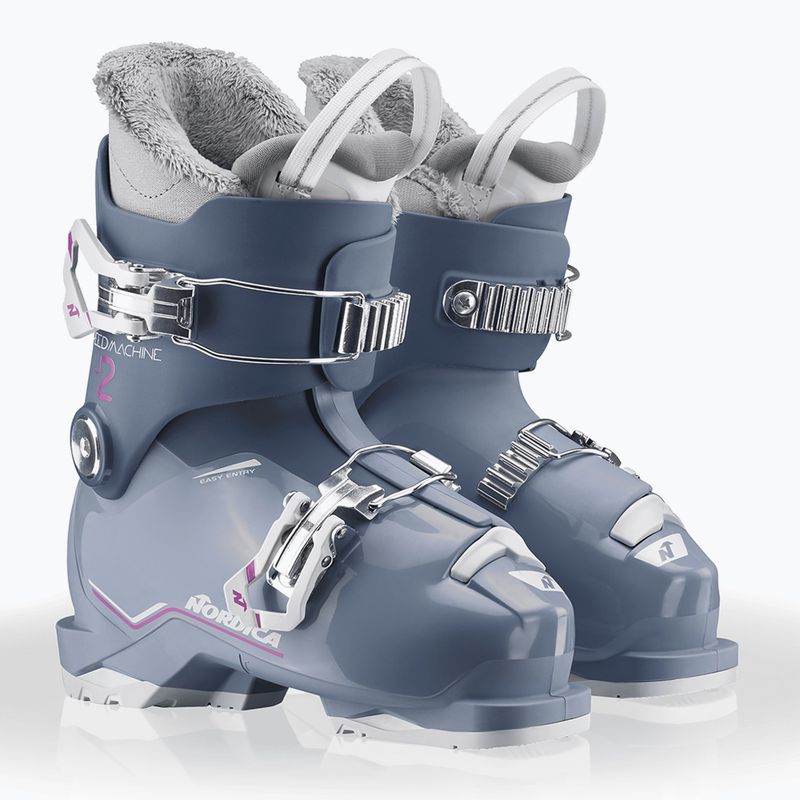 Gyermek sícipők Nordica Speedmachine J 2 blue/light blue/fucsia 7