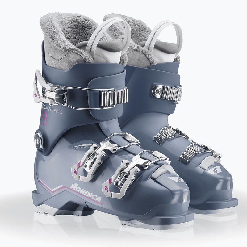 Gyermek sícipők Nordica Speedmachine J 3 blue/light blue/fucsia 7