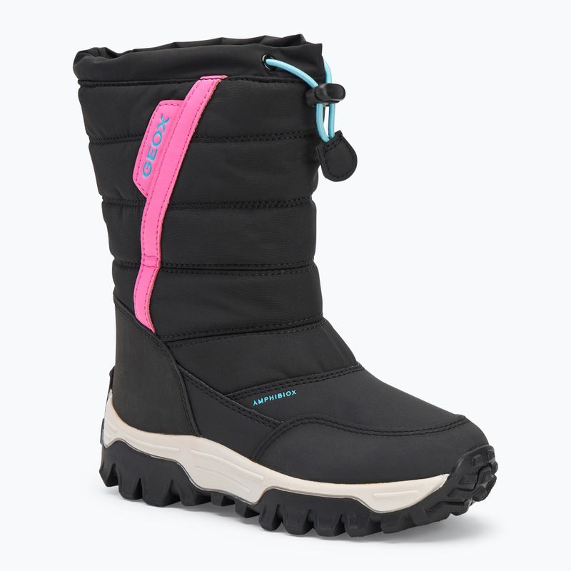 Gyerek hótaposó Geox Himalaya ABX black / fuchsia