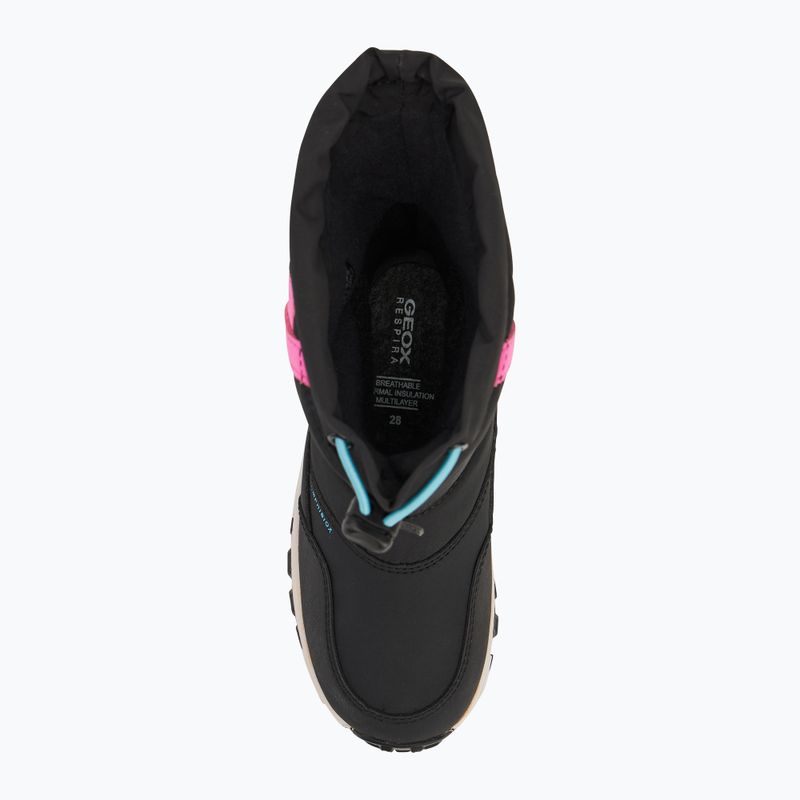 Gyerek hótaposó Geox Himalaya ABX black / fuchsia 5