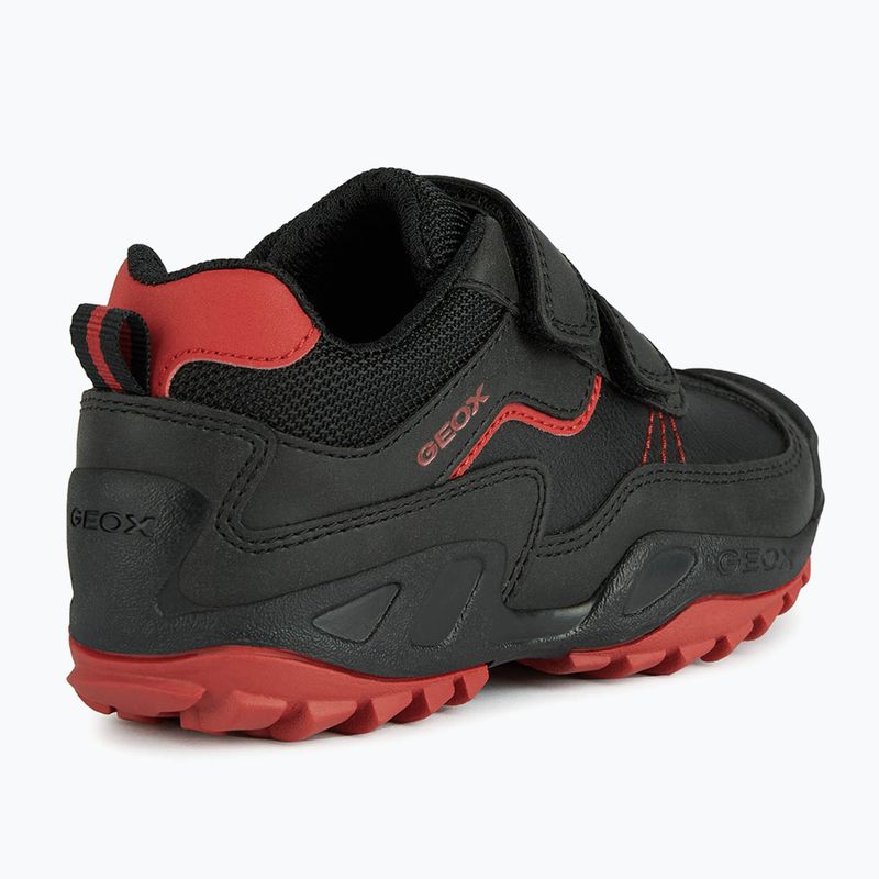 Junior cipő Geox New Savage black/red 10