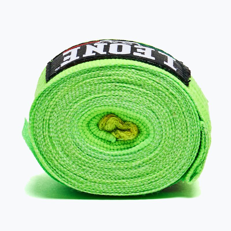 Bokszoló kézbandázsok Leone 1947 Hand Wraps 350 cm fluorescent green 4
