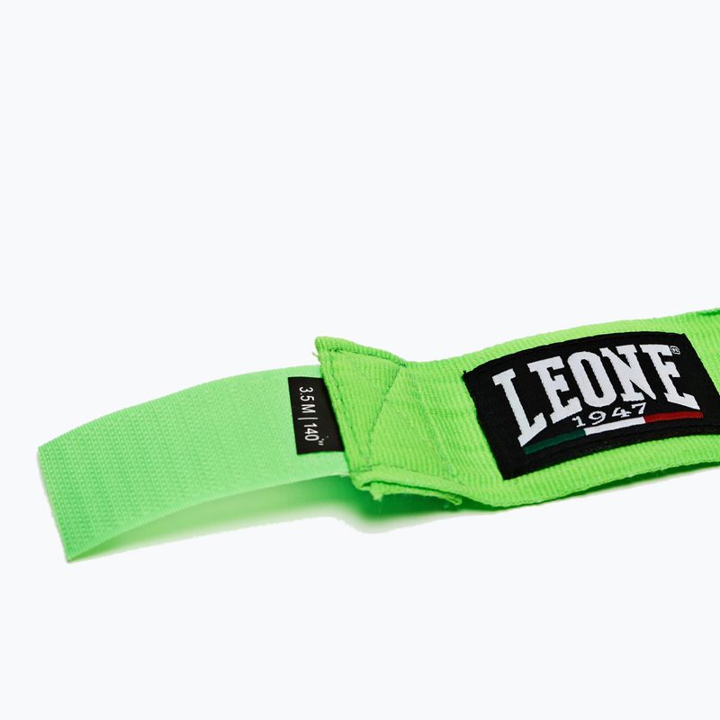 Bokszoló kézbandázsok Leone 1947 Hand Wraps 350 cm fluorescent green 5