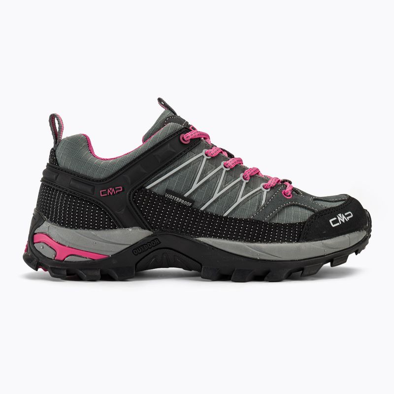 Női trekking cipő CMP Rigel Low grey/fuxia/ice 2