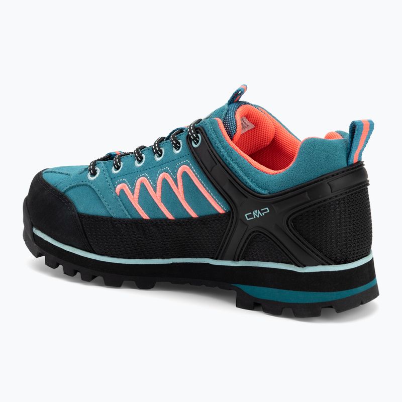 Női túrabakancs CMP Moon Low Wp teal/red fluo 3