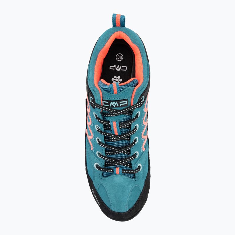 Női túrabakancs CMP Moon Low Wp teal/red fluo 5