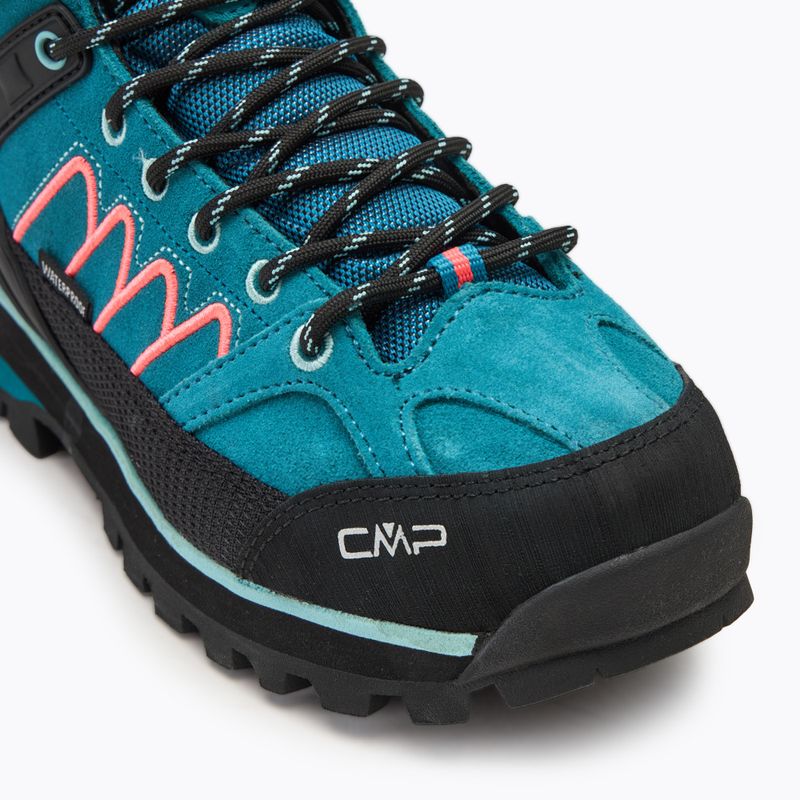 Női trekking cipő CMP Moon Mid WP teal/red fluo 7