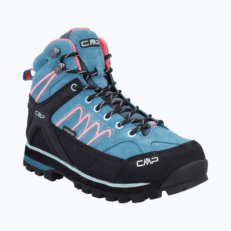 Női trekking cipő CMP Moon Mid WP teal/red fluo