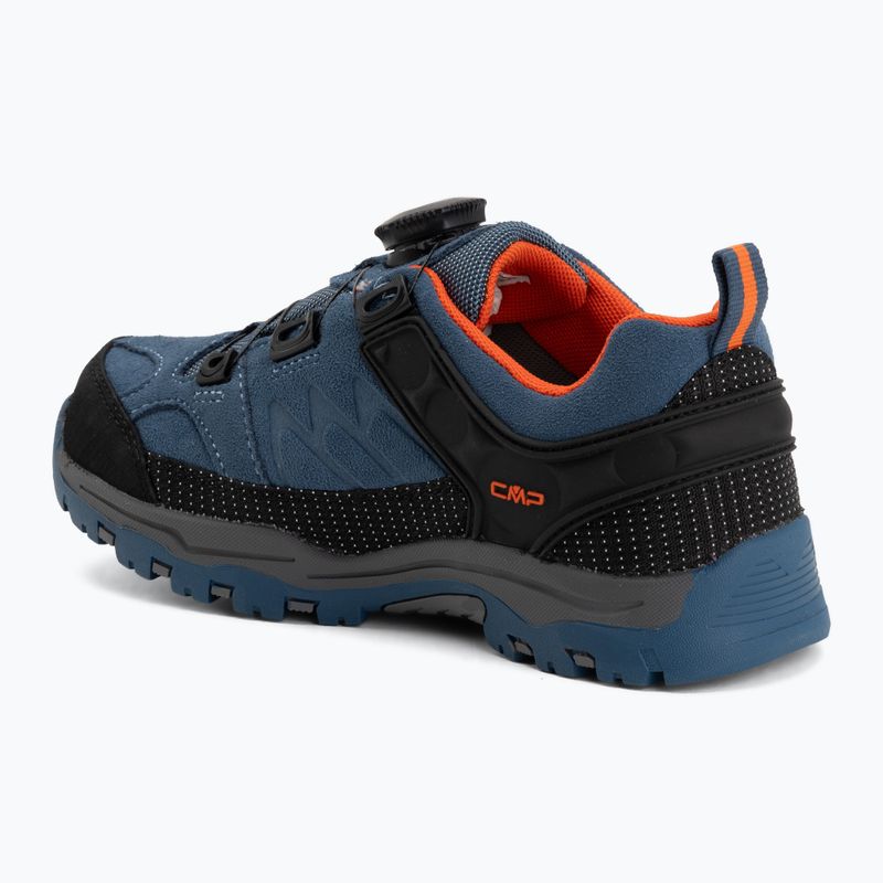Gyermek túracipők CMP Kiruna Low FitGo Waterproof bluestone/arancio 3