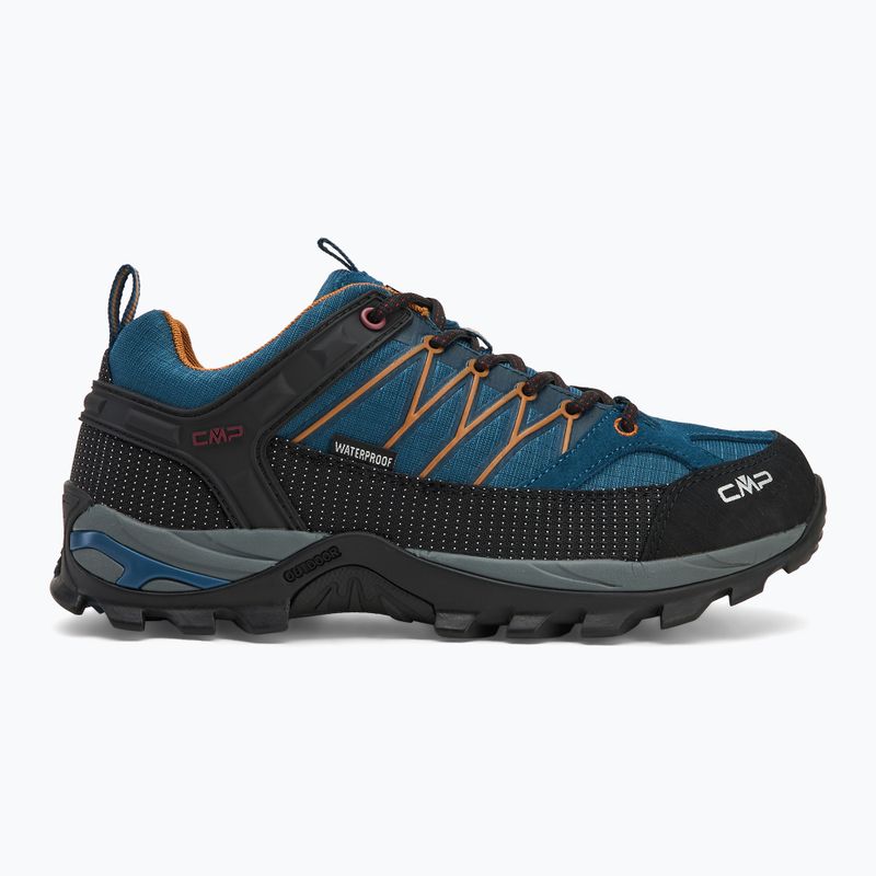 Férfi CMP Rigel Low Wp ocean/senape trekking csizma 2