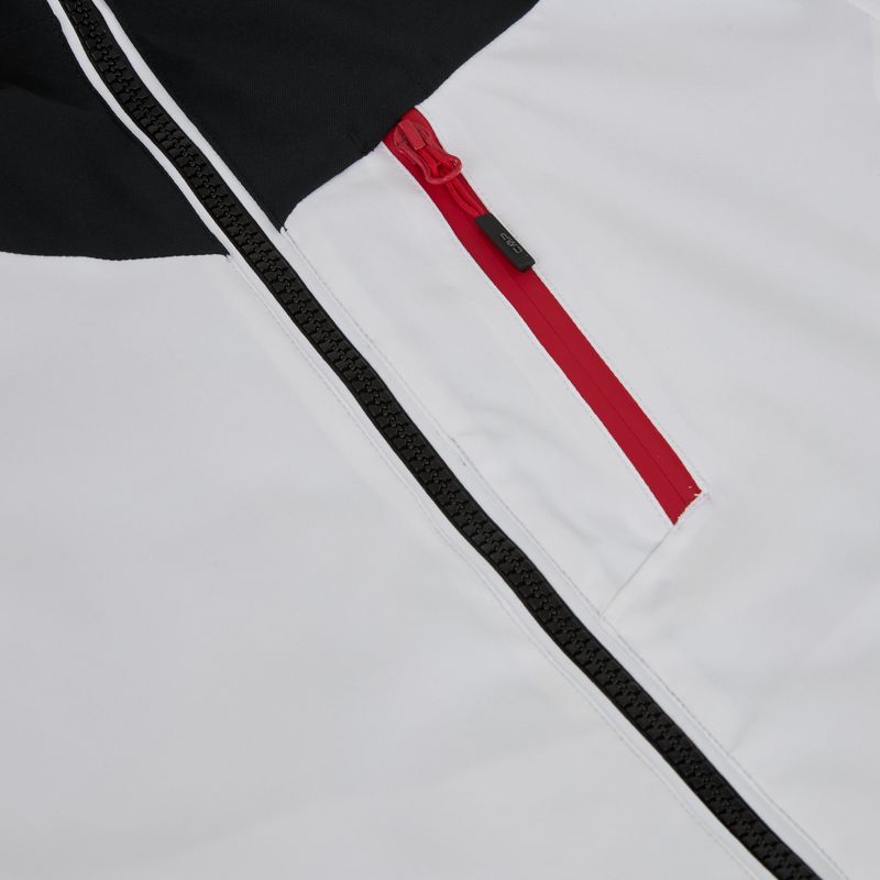 Férfi sídzseki CMP 35W0077 Zip Hood white 4