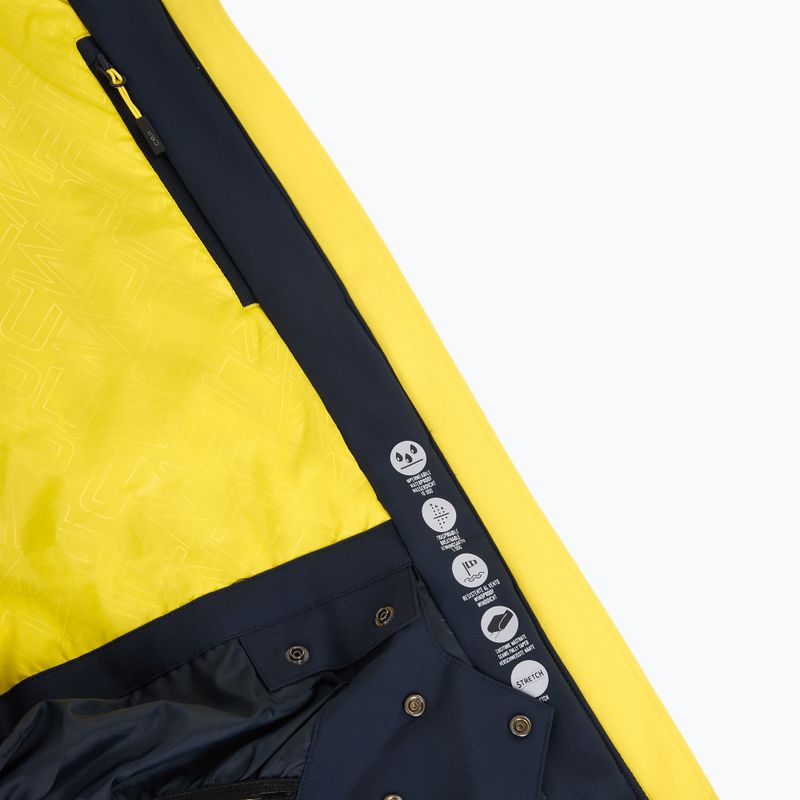 Férfi sídzseki CMP 35W0077 Zip Hood black/blue 6