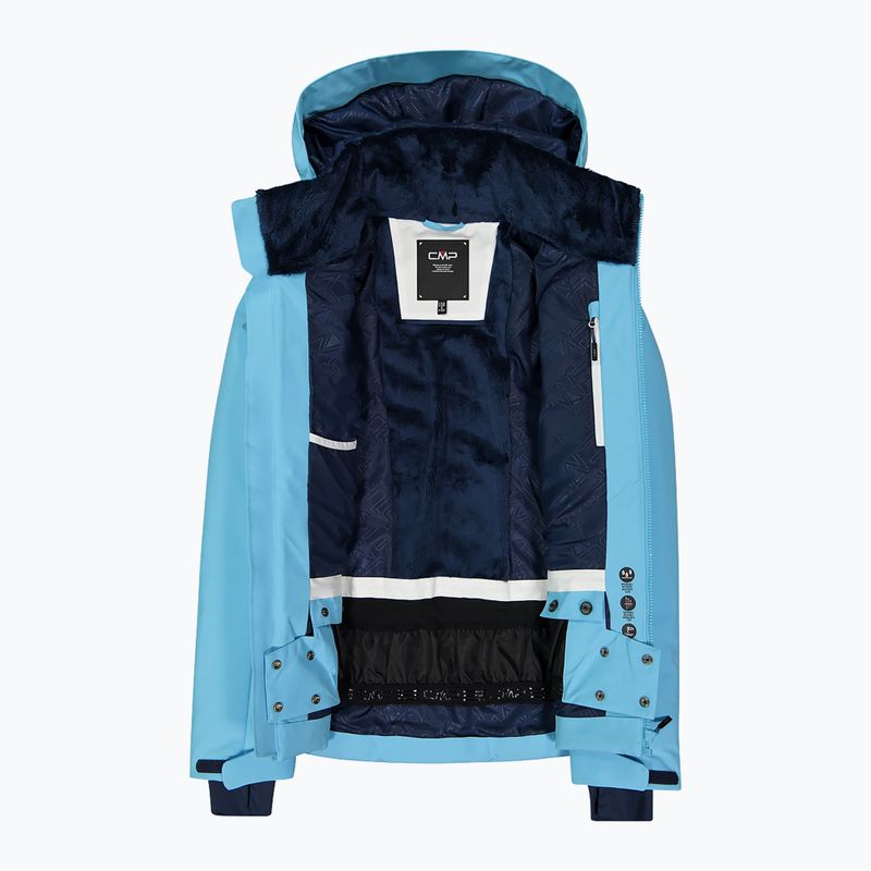Női sídzseki CMP 35W0166 Zip Hood topaz 4