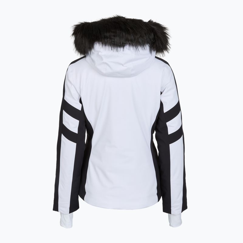Női sídzseki CMP 35W0246 Zip Hood Synthetic Fur white 2