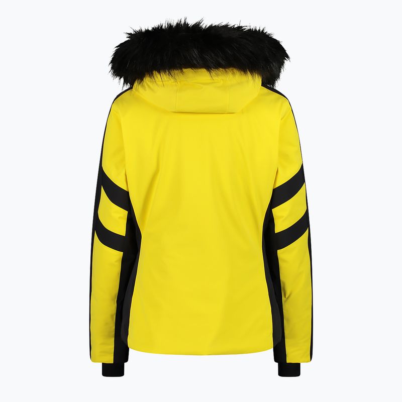 Női sídzseki CMP 35W0246 Zip Hood Synthetic Fur winter sun 2
