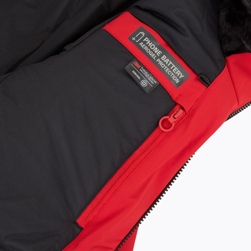 Női CMP 35W0256 sídzseki cipzárral, kapucnival, ferrari 4