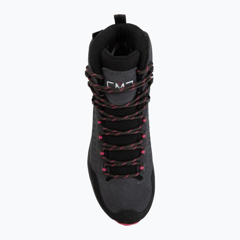 Női túracipők CMP Vertyx Mid Waterproof grey/fuxia 5