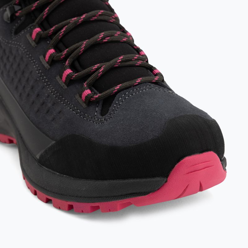 Női túracipők CMP Vertyx Mid Waterproof grey/fuxia 7