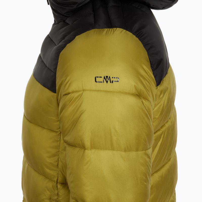 Férfi bélelt dzseki CMP 35K3747 Fix Hood golden green 3