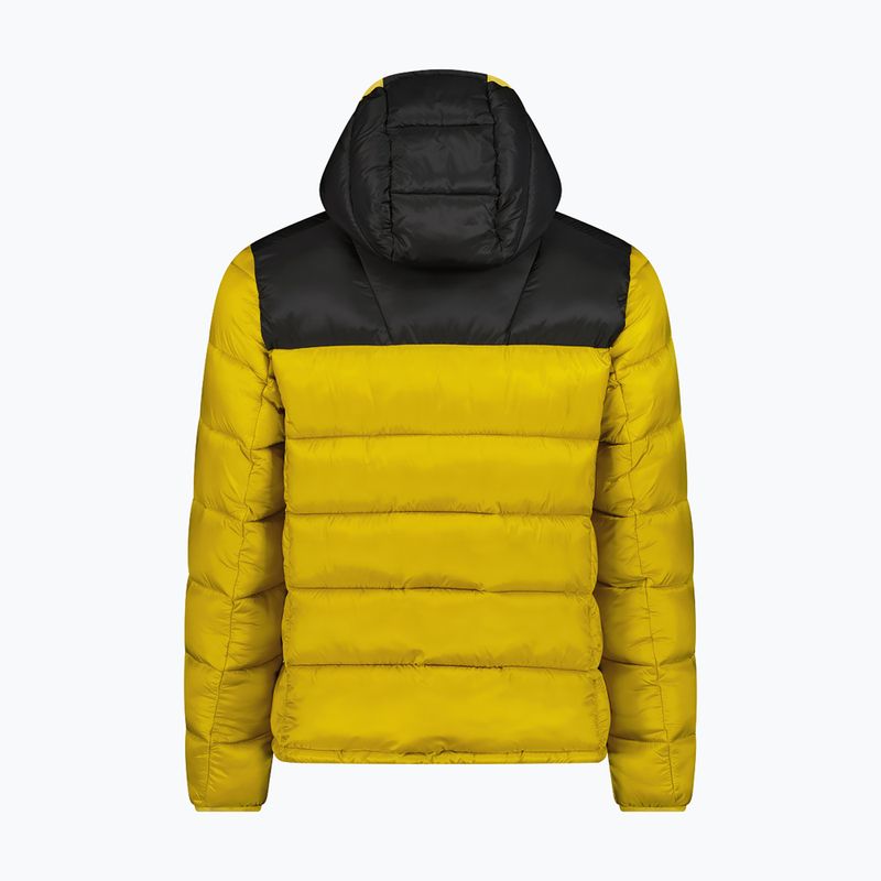 Férfi bélelt dzseki CMP 35K3747 Fix Hood golden green 7
