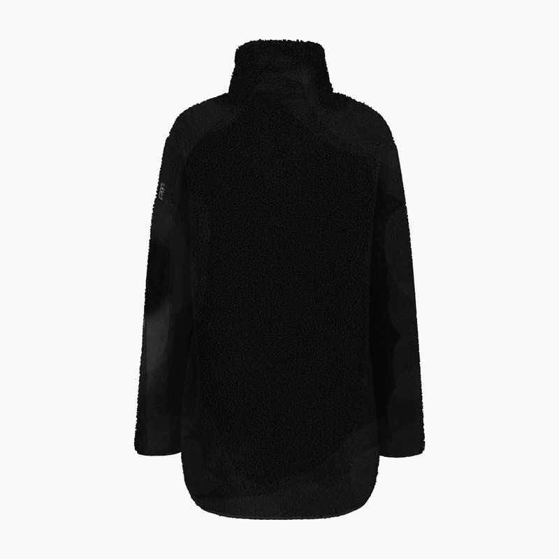 Női kabát CMP 35P3846 Long Teddy Highloft nero 2