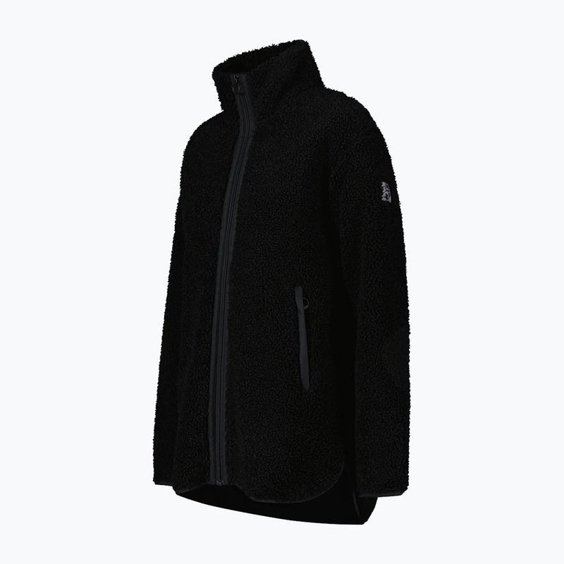 Női dzseki CMP 35P3846 Long Teddy Highloft black 3