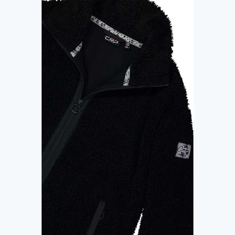 Női kabát CMP 35P3846 Long Teddy Highloft nero 5