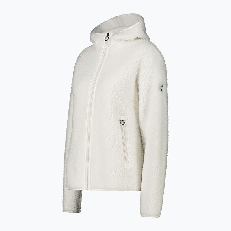Női pulóver CMP 35P3856 Long Teddy Highloft chalk white 2
