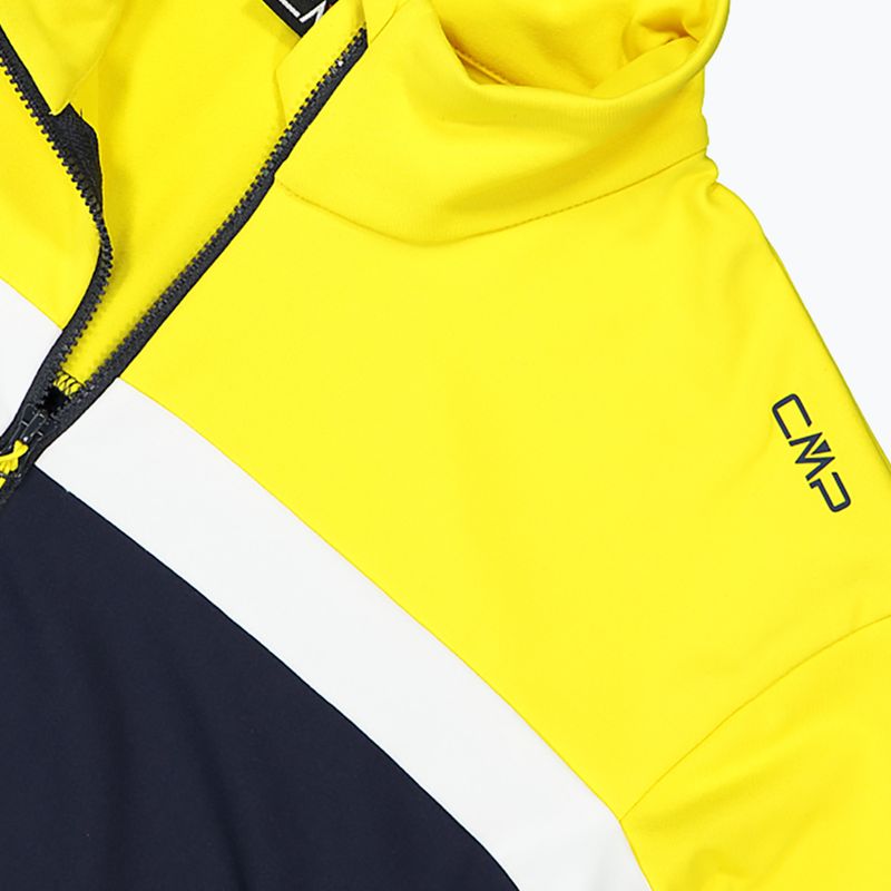 Férfi pulóver CMP 35L0507 Sweat fekete/kék/téli nap 4