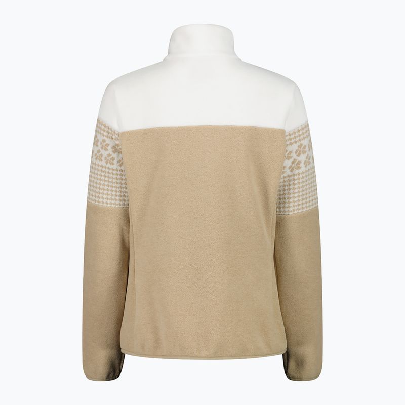 Női pulóver CMP 35J3806 Arctic Fleece cookie melange 2