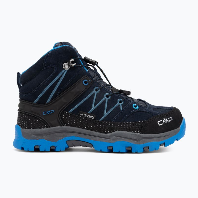 Gyerek túrabakancs CMP Rigel Mid Wp blue/bluestone/royal blue 2