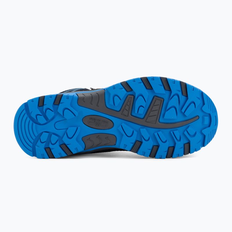 Gyerek túrabakancs CMP Rigel Mid Wp blue/bluestone/royal blue 4