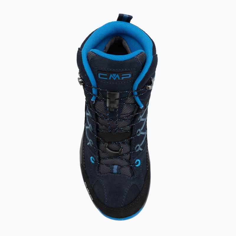 Gyerek túrabakancs CMP Rigel Mid Wp blue/bluestone/royal blue 5