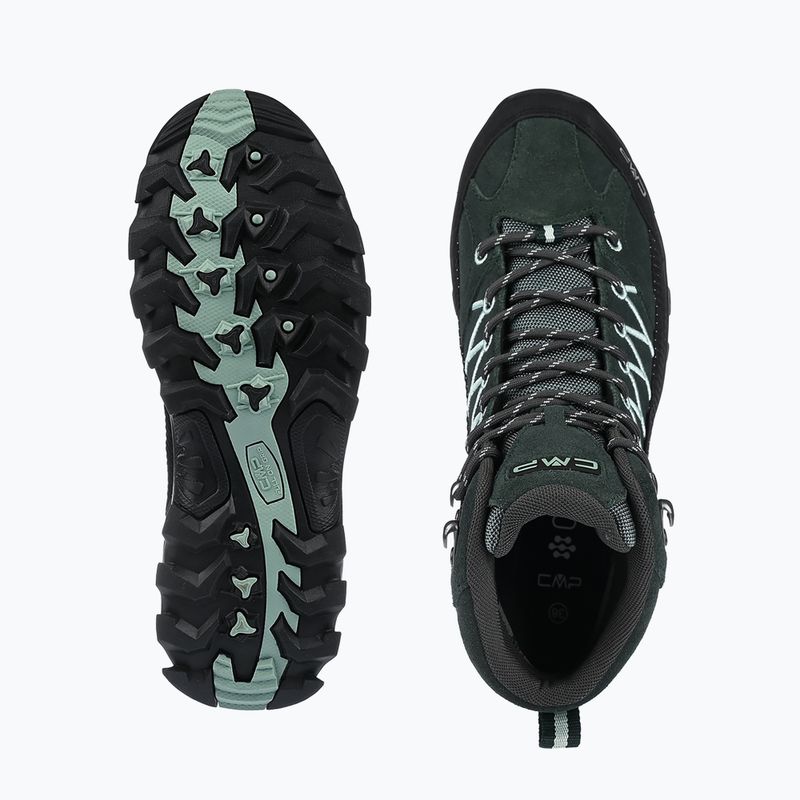 Női túrabakancs CMP Rigel Mid Wp trek green/jade 12