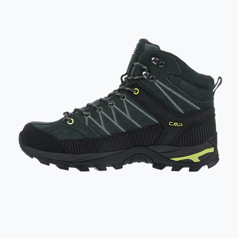 Férfi túrabakancsok CMP Rigel Mid Wp trek green/apple 10