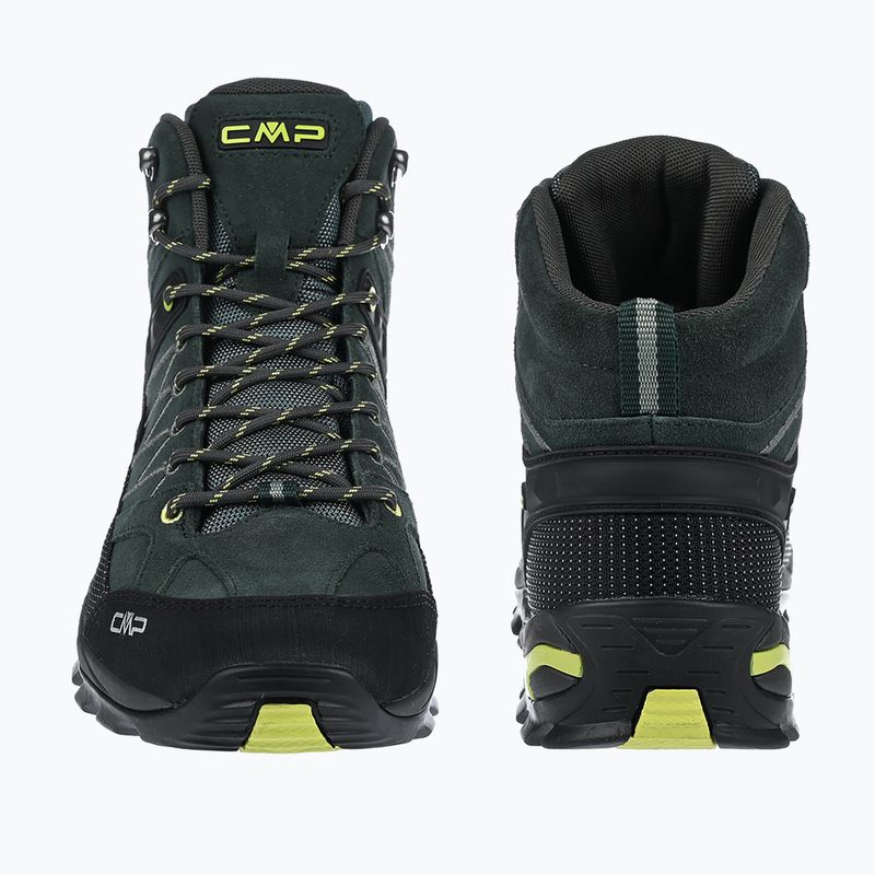 Férfi túrabakancsok CMP Rigel Mid Wp trek green/apple 11