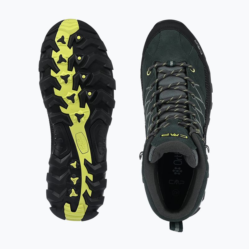 Férfi túrabakancsok CMP Rigel Mid Wp trek green/apple 12