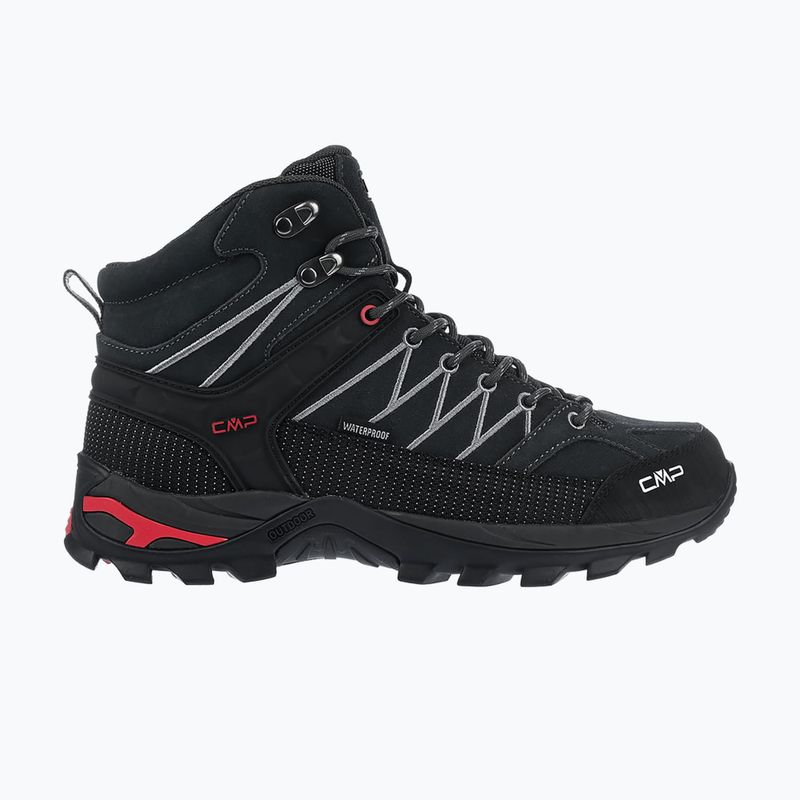 Férfi túracipő CMP Rigel Mid Wp titanium/ferrari 2
